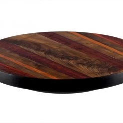 BarProducts.com Lazy Susan - WOOD END GRAIN Designs - 3 Different Sizes - For Kitchen Table Top