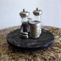 BarProducts.com Lazy Susan - SLATE Design - 3 Different Sizes - For Kitchen Table Top 4 BarProducts.com Lazy Susan - SLATE Design - 3 Different Sizes - For Kitchen Table Top