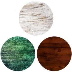 BarProducts.com HOME BAR & GIFTS Lazy Susan - WOOD GRAIN Designs - 3 Different Sizes - For Kitchen Table Top