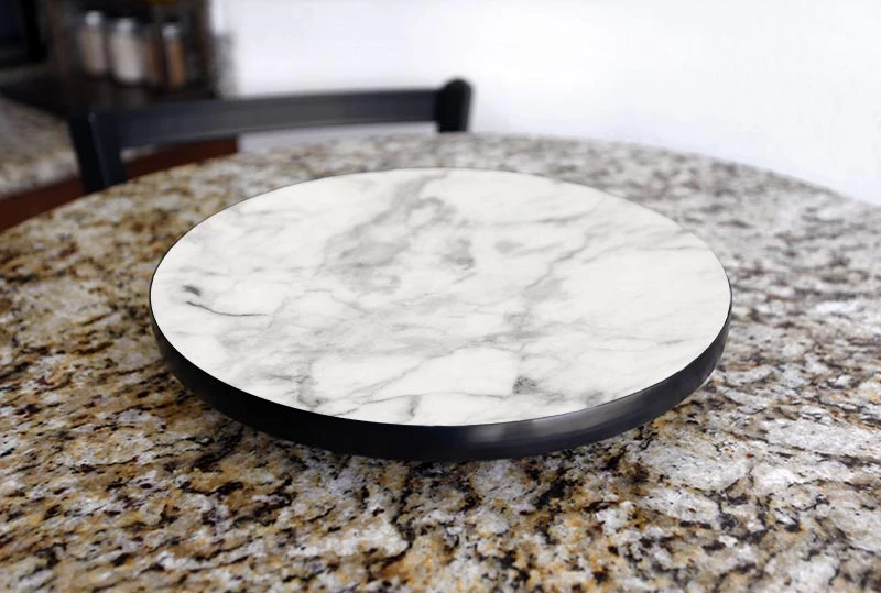 lazy-susan-wood-table-marble-table-kitchen-view_1.jpg BarProducts.com Lazy Susan - MARBLE Designs - 3 Different Sizes - For Kitchen Table Top HOME BAR & GIFTS