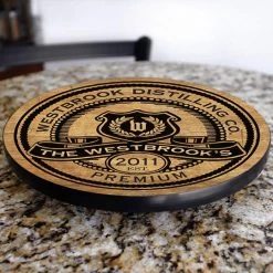 BarProducts.com HOME BAR & GIFTS Wood Lazy Susan - Customized - Add Your Name - Premium - Size Variations 6 BarProducts.com HOME BAR & GIFTS Wood Lazy Susan - Customized - Add Your Name - Premium - Size Variations