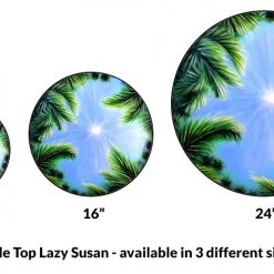 BarProducts.com Lazy Susan - SKY & TREES - 3 Different Sizes - For Kitchen Table Top