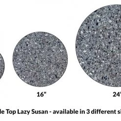 BarProducts.com Lazy Susan - GRANITE Designs - 3 Different Sizes - For Kitchen Table Top