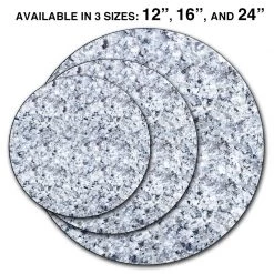 BarProducts.com Lazy Susan - GRANITE Designs - 3 Different Sizes - For Kitchen Table Top