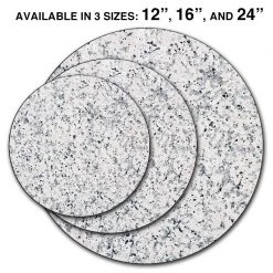 BarProducts.com Lazy Susan - GRANITE Designs - 3 Different Sizes - For Kitchen Table Top