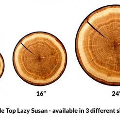 BarProducts.com Lazy Susan - TREE RING Designs - 3 Different Sizes - For Kitchen Table Top HOME BAR & GIFTS