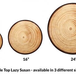 BarProducts.com Lazy Susan - TREE RING Designs - 3 Different Sizes - For Kitchen Table Top HOME BAR & GIFTS