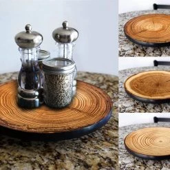 BarProducts.com Lazy Susan - TREE RING Designs - 3 Different Sizes - For Kitchen Table Top HOME BAR & GIFTS
