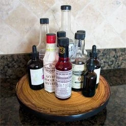 BarProducts.com Lazy Susan - TREE RING Designs - 3 Different Sizes - For Kitchen Table Top HOME BAR & GIFTS