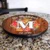 BarProducts.com HOME BAR & GIFTS ADD YOUR NAME Lazy Susan - FLORAL WATERCOLOR - 3 Different Sizes - Table Top