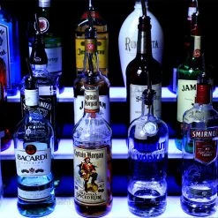 BarProducts.com BAR DECOR BarConic® LED Liquor Bottle Display Shelf - Outside Corner - 3 Steps - Black 7 BarProducts.com BAR DECOR BarConic® LED Liquor Bottle Display Shelf - Outside Corner - 3 Steps - Black