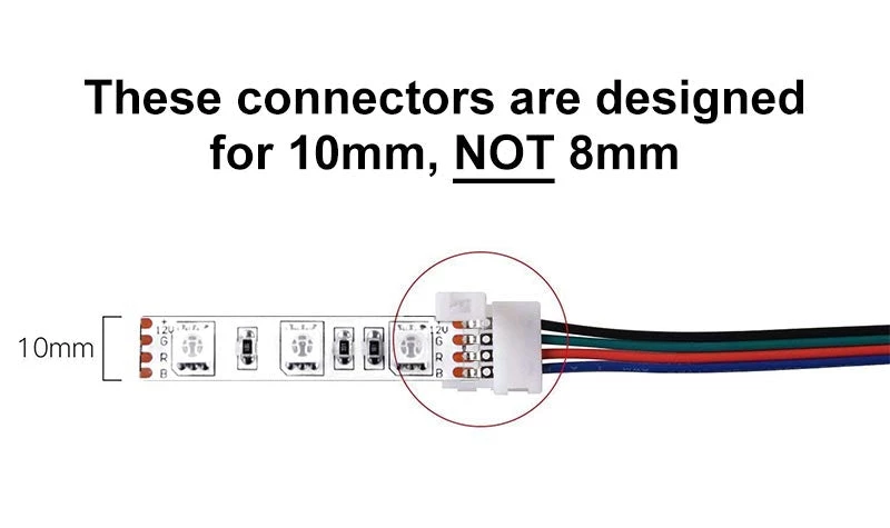 led-con-type1-led-strip-to-strip-connector-10mm-4-pin-connected_1.jpg BarProducts.com BAR DECOR LED Strip To Power Connector - 4 Pin - 10mm