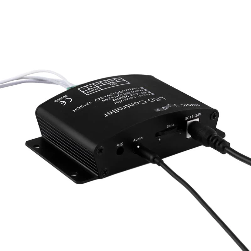 led-control-music_rf-18-key-music-led-controller_top-back-view.jpg BarProducts.com BAR DECOR LED RGB Music & Audio Controller - RF Technology - 18-Key Remote