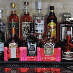 BarProducts.com LED Counter Caddies™ With BLACK Finish - 24