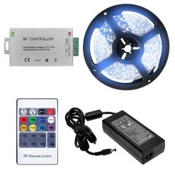 BarProducts.com LED 5050 Water-Resistant Light Strip Kit - 5 Meter Roll - 10MM - IP65 - RF Controller