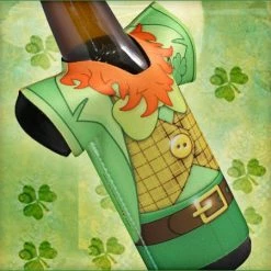 BarProducts.com Bottle Cooler - T-Shirt Style - Leprechaun