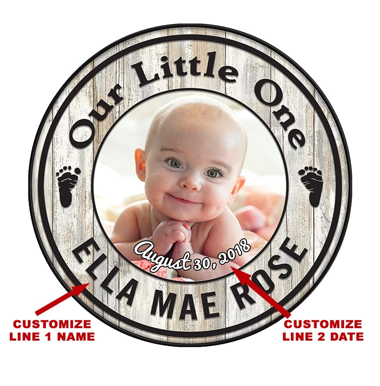 lg-bt-kc-barr-sign-baby-web1.jpg BarProducts.com Custom Wood Barrel Top - BABY -18" Diameter BAR DECOR