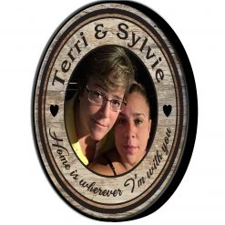 BarProducts.com Custom Wood Barrel Top - Where I Am -18