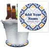 BarProducts.com ADD YOUR NAME - Beer Bucket Coaster - Spanish Tile Pattern 2 BarProducts.com ADD YOUR NAME - Beer Bucket Coaster - Spanish Tile Pattern