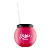 BarProducts.com Drinkware BarConic® 20 Oz Pink Fishbowl With Lid And Straw