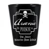 BarProducts.com BAR SUPPLIES CUSTOMIZABLE - 1.75oz Black Shot Glass - Poison Halloween Design