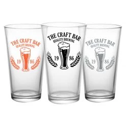 BarProducts.com CUSTOMIZABLE - 16oz Pint / Mixing Glass- Quality