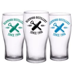 BarProducts.com CUSTOMIZABLE - 20oz Imperial Pub Glass- Distillery