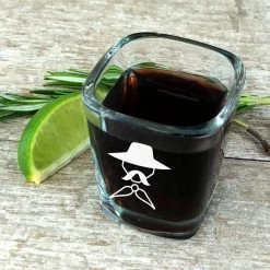 BarProducts.com Customized 2.25oz Square BarConic® Shot Glass