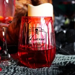 BarProducts.com BAR SUPPLIES CUSTOMIZABLE - Stemless Wine Glass - 17 Ounce - Poison