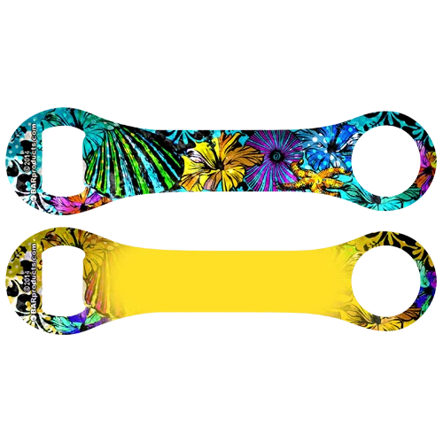 lg-op-db-cfssb_2.png BarProducts.com PRODUCT DESIGNER Kolorcoat™ Dog Bone Bottle Opener - Yellow Colorful Shells