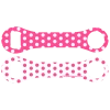BarProducts.com Kolorcoat™ Dog Bone Bottle Opener - Pink And White Polka Dots PRODUCT DESIGNER