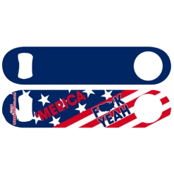 BarProducts.com Custom Bottle Openers Kolorcoat™ Speed Opener - Merica