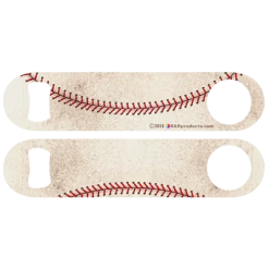 BarProducts.com Custom Bottle Openers Kolorcoat™ Speed Opener - Vintage Baseball