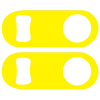 BarProducts.com Kolorcoat™ Mini Speed Opener - Yellow PRODUCT DESIGNER