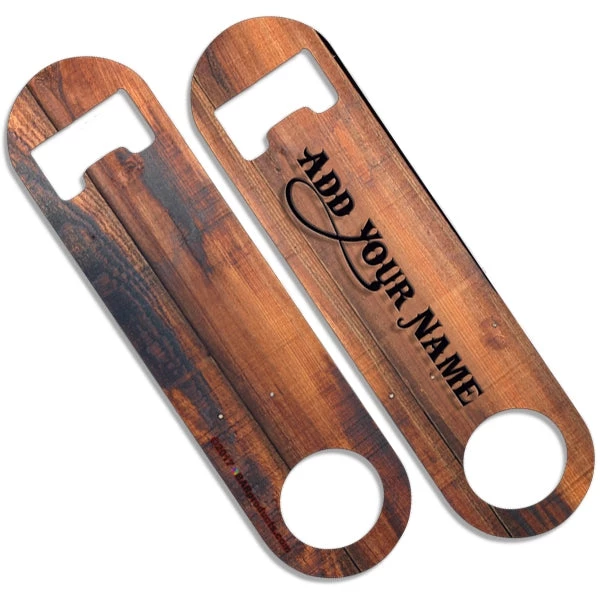 lg-op-sm-brntwood_ayn-skinny-mini_web1_1.jpg BarProducts.com CUSTOMIZABLE Skinny Mini Bottle Opener - Burnt Wood