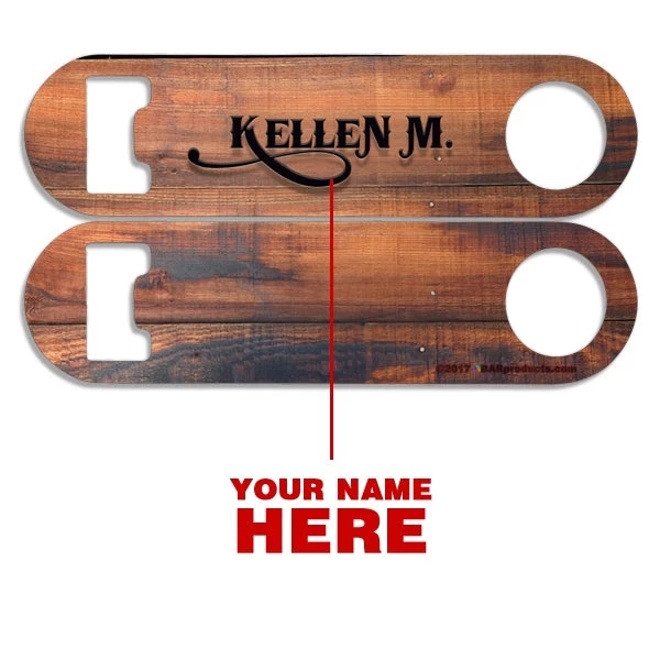 lg-op-sm-brntwood_ayn-skinny-mini_web2_1.jpg BarProducts.com CUSTOMIZABLE Skinny Mini Bottle Opener - Burnt Wood