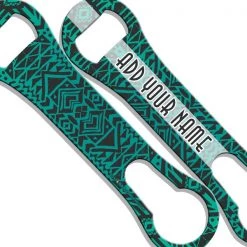 BarProducts.com ADD YOUR NAME V-Rod® Bottle Opener – Boho Aztec BAR TOOLS