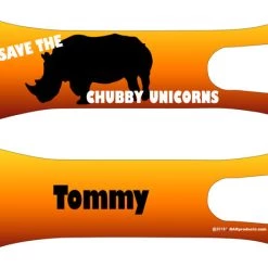 BarProducts.com ADD YOUR NAME V-Rod® Bottle Opener – Save The Chubby Unicorns BAR TOOLS