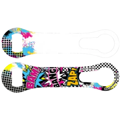 BarProducts.com Kolorcoat™ V-Rod® Opener - Pop Art Custom Bottle Openers