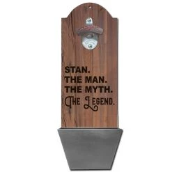 BarProducts.com Custom Round Top Plaque With Cap Catcher - Man, Myth, Legend