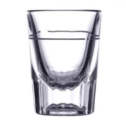 BarProducts.com Libbey 5126/S0711 2 Oz. Fluted Whiskey / Shot Glass With .875 Oz. Cap Line - 48/Case BAR SUPPLIES