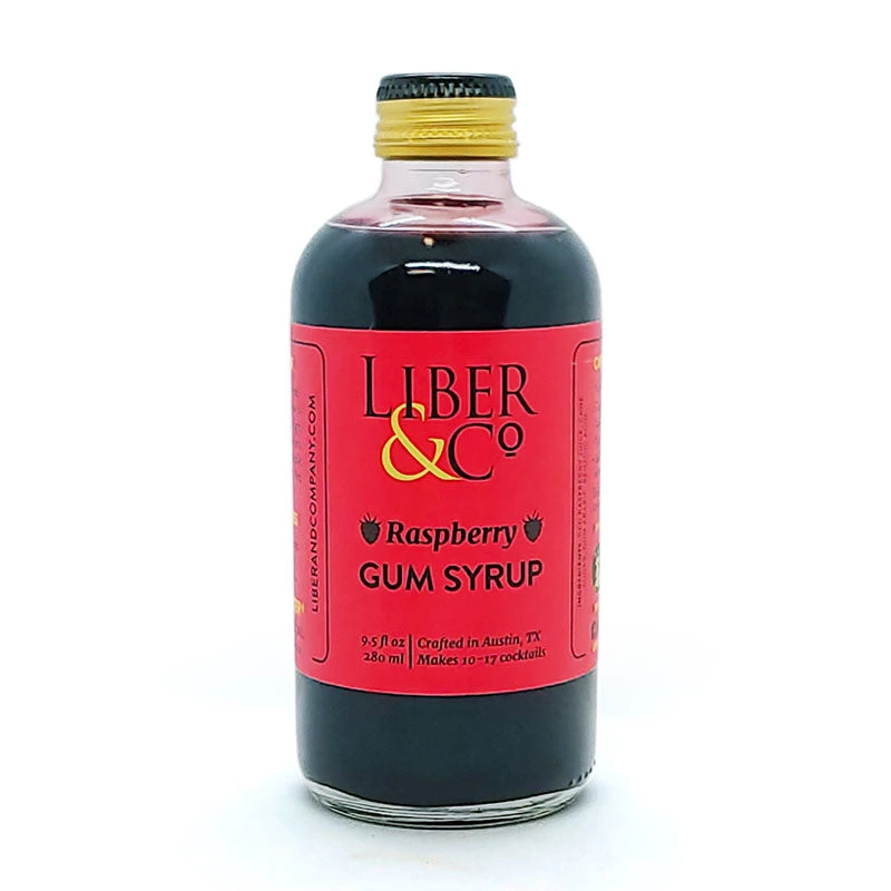 liber-raspberry-gum-syrup.jpg BarProducts.com Liber & Co Raspberry Gum Syrup - 9.5oz Bottle SPECIAL COLLECTIONS