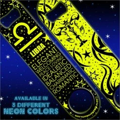 BarProducts.com Kolorcoat™ NEON Zodiac Speed Bottle Opener - LIBRA