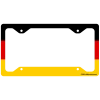 BarProducts.com License Plate Frame - Germany Flag Custom Novelties
