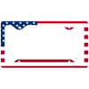 BarProducts.com Custom Novelties License Plate Frame - US Flag 1 BarProducts.com Custom Novelties License Plate Frame - US Flag