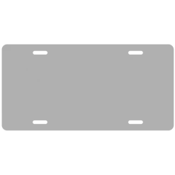 BarProducts.com Custom License Plate - Gray