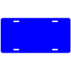 BarProducts.com Custom License Plate - Blue