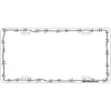 BarProducts.com Custom Novelties Custom License Plate - White Barbed Wire