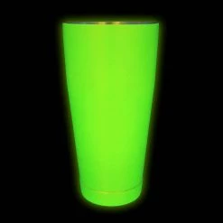 BarProducts.com Master Mixology Olea™ Cocktail Shaker - Metallic Lime Green NEON - 28oz Weighted