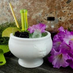 BarProducts.com BAR SUPPLIES Tiki Bowl Lion's Head - 14 Ounce